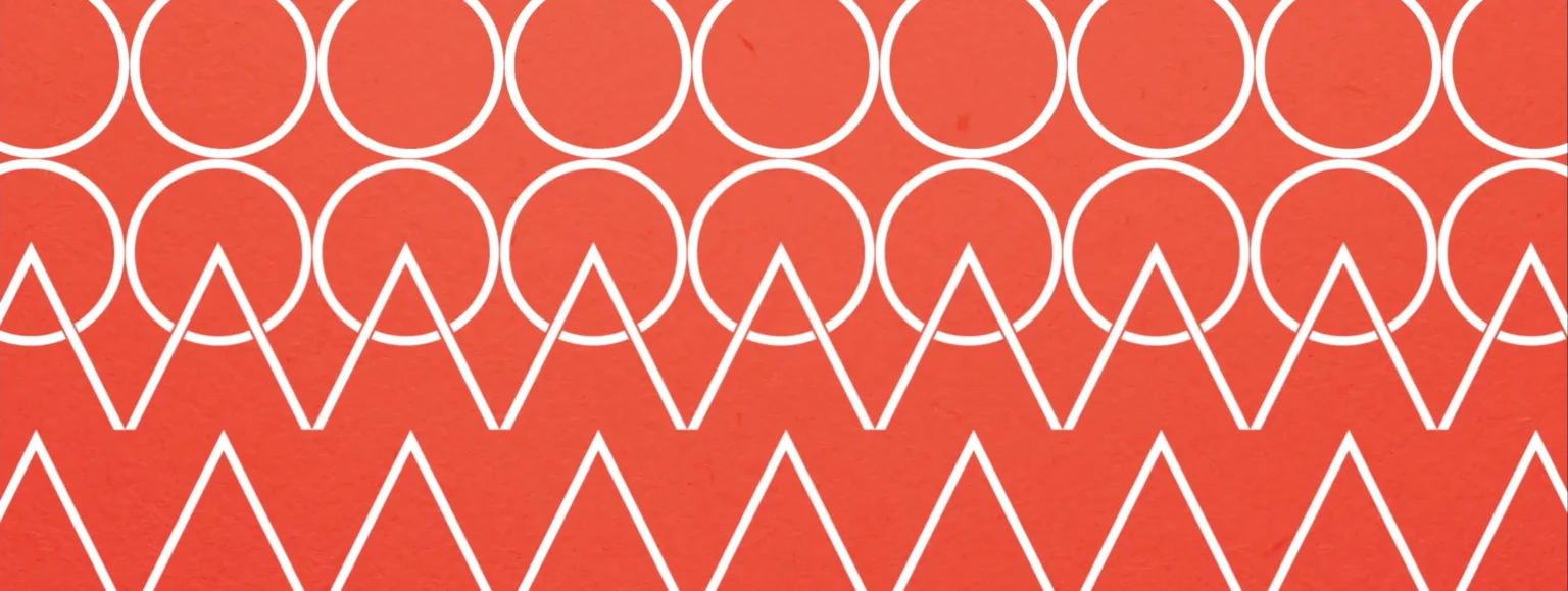 Anne Street / Osborne Street identity pattern in red